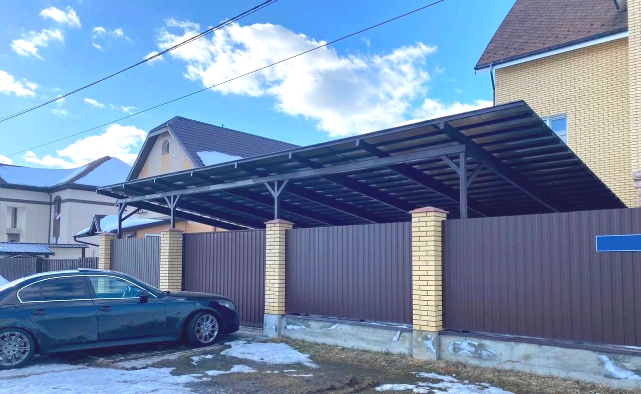 Хай-тек автонавес из поликарбоната для машин